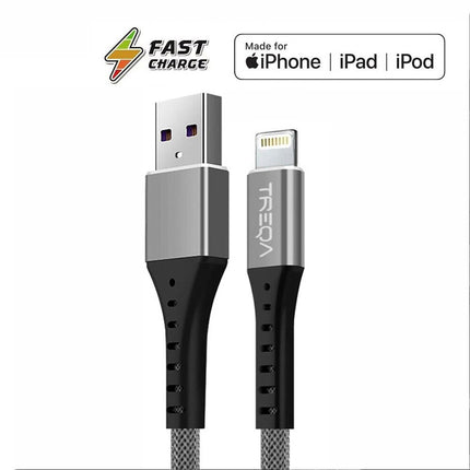 Silver MFi Certified USB Charging Type-C Lightning Cable For Apple iPhone 14 13