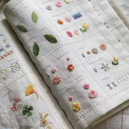 DIY Stitch Book,Embroidery Sewing Book,Embroidery Stitch Book for Beginner Adult