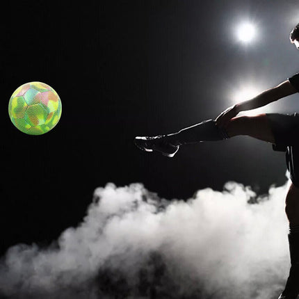 19cm Soccer Ball Glowing Footballs Student Adults Training Night Games Soccer Balls