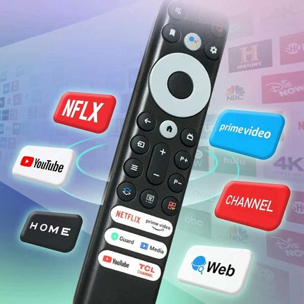 Universal TCL Smart TV Remote Control for TCL 4K & 8K TVs Voice Replacement