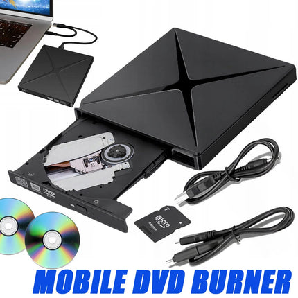 External USB CD/DVD Super Drive for Apple MacBook Air Pro iMac Mac iOS Windows