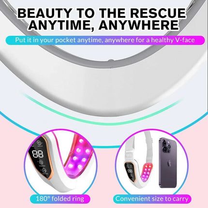 Electric V-Face Shaping Massager Face Lifting Slim Double Chins Removal Machine