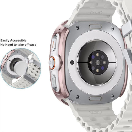 For Samsung Galaxy Watch Ultra 47mm Case Screen Protector Face Cover Smart Rose Gold