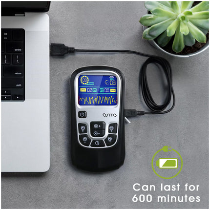 TENS EMS Machine Muscle Stimulation Electronic Digital Back Massager Pain Relief
