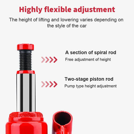 10Ton Hydraulic Bottle Jack HeavyDuty Car Lifter Lifting Repair Tool 4WD Truck