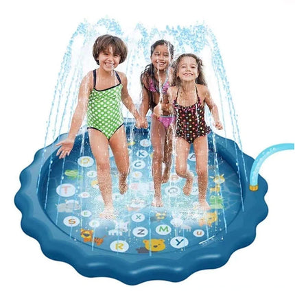 Outdoor 170cm Kids Splash Sprinkler Water Play Pad Mat Inflatable Spray Pool Toy