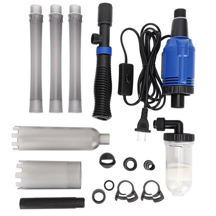 Fish Tank Cleaner Syphon Change Pump Water Filter Aquarium Vacuum Gravel Battery