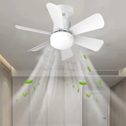 Socket Ceiling Fans with Lights and Remote- Socket Fan light with Dimmable Led