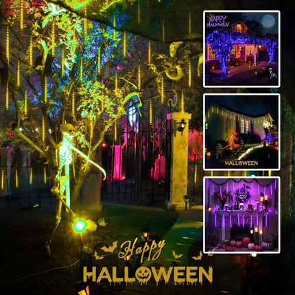 Halloween LED Rain Lights Spooky Stunning Decor Haunting Halloween