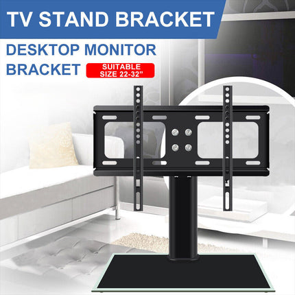 32' 55' 70' TV Stand Bracket Desktop LCD LED Plasma Swivel Mount Tabletop