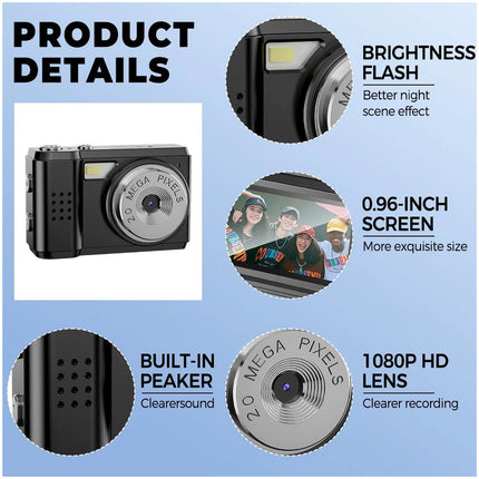 Super Mini Digital Camera Auto Loop Video Camera with 6 Filter Gift Cam