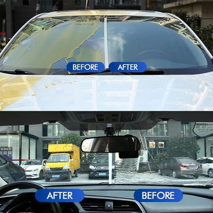 3Pcs Car Window Windscreen Glass Oil Film Automotive Cleaning Brush Remover Cleaner