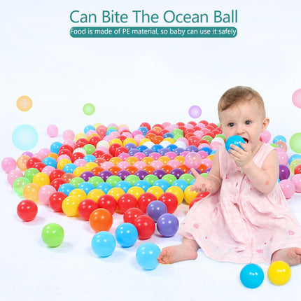 200/800/1000x Colorful Ocean Ball Pit Balls Soft PE Balls Outdoor Party Swimming Pool