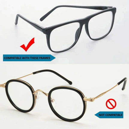 6pcs Silicone Anti-Slip Stick On Nose Pads For Eyeglass Sunglasses Glasses White