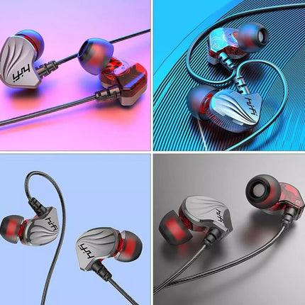 6D Mobile Phone Universa Type C Earphone Headphone For iPhone Samsung USB wired