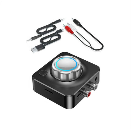 Bluetooth 5.0 Receiver 3.5mm AUX To 2RCA Audio Stereo Wireless Adapter