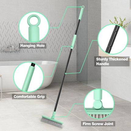 Tile Floors Brush Shower Cleaning Brush Long Handle Broom Scrubber Grout Brush