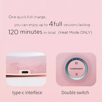 Electric Heating Pad Massager for Stomach Period Cramps Period Pain Relief