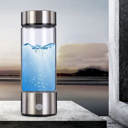 450ml Portable Hydrogen Rich Alkaline Water Ionizer Generator Bottle Cup Mug