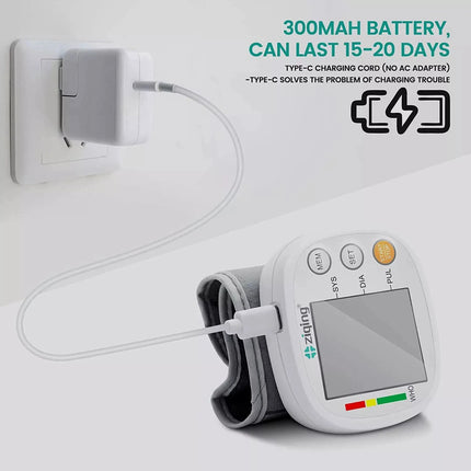 High Accuracy Wrist Blood Pressure Monitor Automatic Digital Heart Rate Monitor