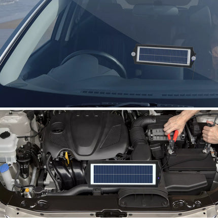 12V 10W Solar Panel Trickle Car Battery Charger Power Portable Waterproof Boat