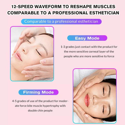 Electric V-Face Shaping Massager Face Lifting Slim Double Chins Removal Machine