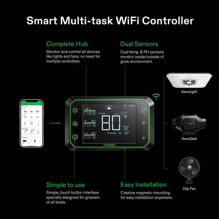 GrowHub Controller E42A Smart Environmental WiFi-Controller App Control