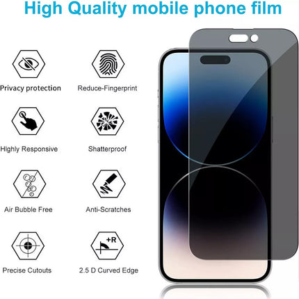 Anti-Spy Privacy Screen Protector For iPhone 16 Plus