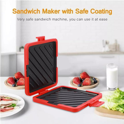 Microwave Toastie Maker - Microwave Sandwich and Waffle Maker, Panini Press