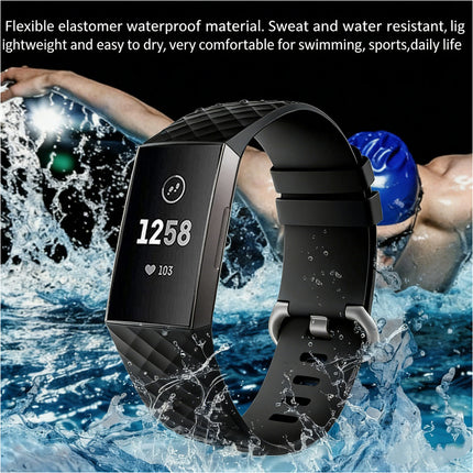 Fitbit Charge 3/4 Smart Watch Classic Replacement Band Black