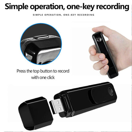 Video Recorder Body Camera Clip Cam Pocket Mini Portable Wearable 1080P DVR USB