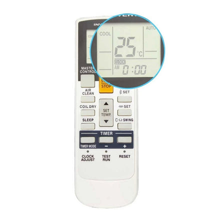 2Pcs Universal Fujitsu Air Conditioner AC Remote Control Replacement AR-RY3 RY4 RY5