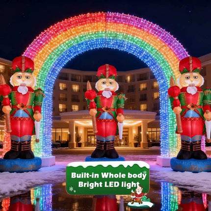 Christmas Inflatable Nutcracker Giant Lighted Interior Decoration Built in Fan