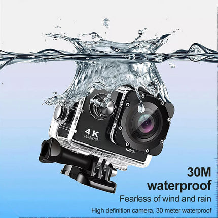 4K 2'' Ultra HD 1080P Sport WiFi 16MP Cam Action Camera DV Video Recorder Go Pro