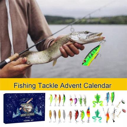 Fishing Advent Calendar 24Day Christmas Countdown Fishing Tackle Advent Calendar B