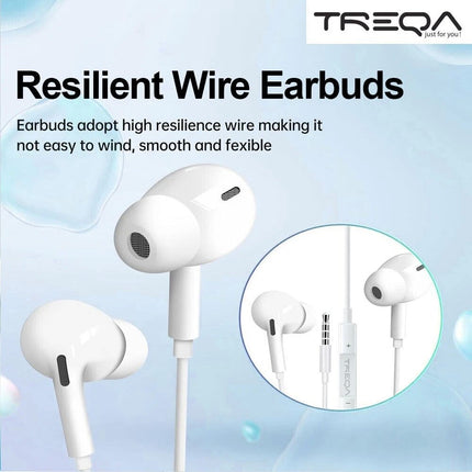 3.5mm Audio Jack Headphones Wired Earphones Volume Control & Microphone Cable
