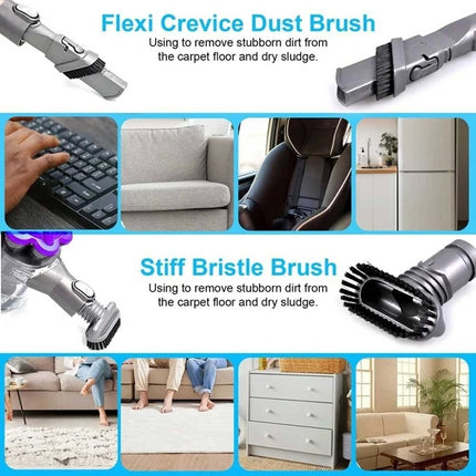 Vacuum Cleaner Accessories Nozzle Brush Attachment For Dyson V7 V8 V10 V11 V15