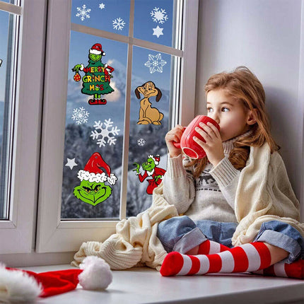 24 Piece Merry Christmas Grinch Ornaments Tree Hanging Decoration Figure Pendant