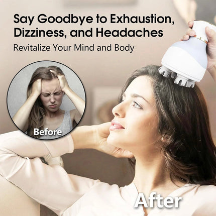 Head Neck Revive Octopus Relax Stress Scalp Tool Massage Equipment Massager