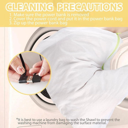 Electric Heated Throw Blanket USB Warm Poncho Wrap Blanket Portable heated Shawl