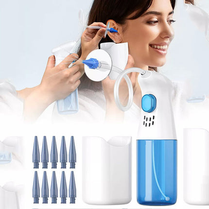 Ear Wax Removal Kit  Safe Irrigation Cleaner with Syringe for Easy Ear Cleaning
