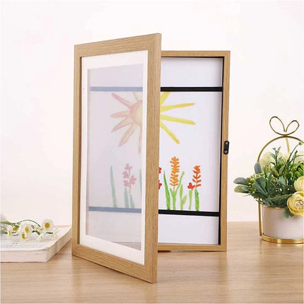 A3 A4 Artists Frames Hold 150 Pictures Creative Art Wooden Artwork Display- Wood