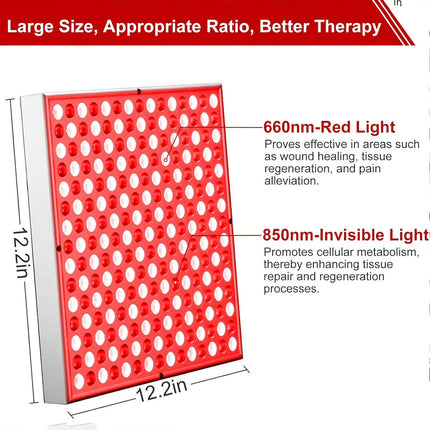 Anti Aging Therapy Panel 660nm Near Infrared 850nm Full Body 225Red LED Light