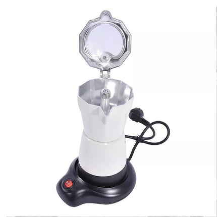 6 Cup Electric Espresso Latte Coffee Maker Italian Percolator Mocha Moka Pot