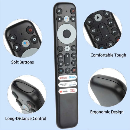 Universal TCL Smart TV Remote Control for TCL 4K & 8K TVs Voice Replacement