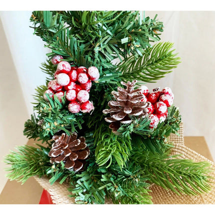 50cm Tabletop Mini Christmas Tree Artificial Traditional Xmas Pine Ornament