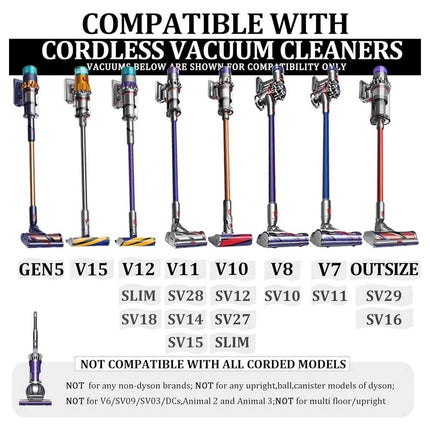 Vacuum Cleaner Accessories Nozzle Brush Attachment For Dyson V7 V8 V10 V11 V15