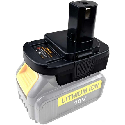 DM18RL Battery Adaptor Convert for Dewalt & Milwaukee To Ryobi 18V Power Tools