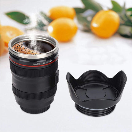 Camera Lens Coffee Mug Photo Coffee Cup Stainless Steel Camera Lens Mugs Gifts