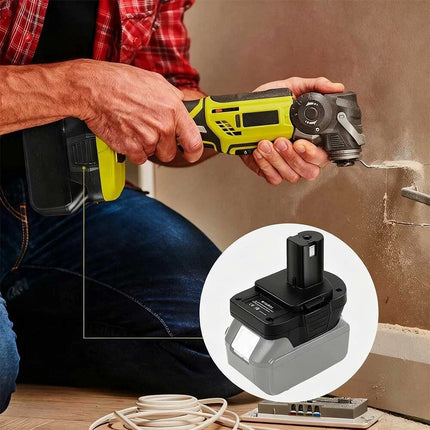 Battery Converter for Makita to Ryobi Battery Adapter MIL18DL M18 18V Lithium